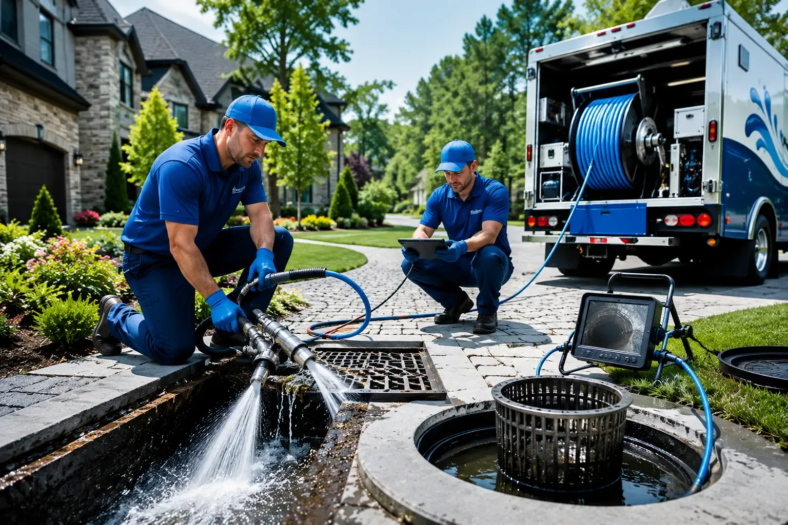Local outdoor drain cleaning professionals in Rhome, TX